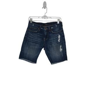 Lucky Brand Blue Bermuda Cutoff Shorts Size 00/24